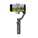 a BLACK GIMBAL HOLDING A PHONE